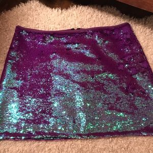 Wild Fable Mermaid Sequin mini skirt